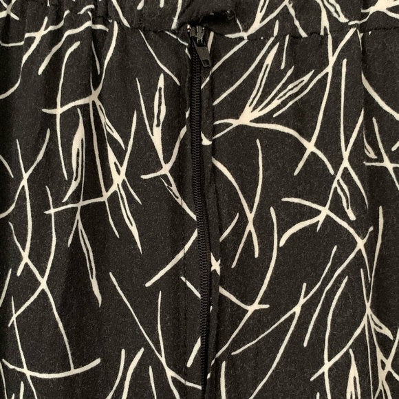 VINTAGE Scarlett midi dress black & white size 3 / 4 - Picture 6 of 13